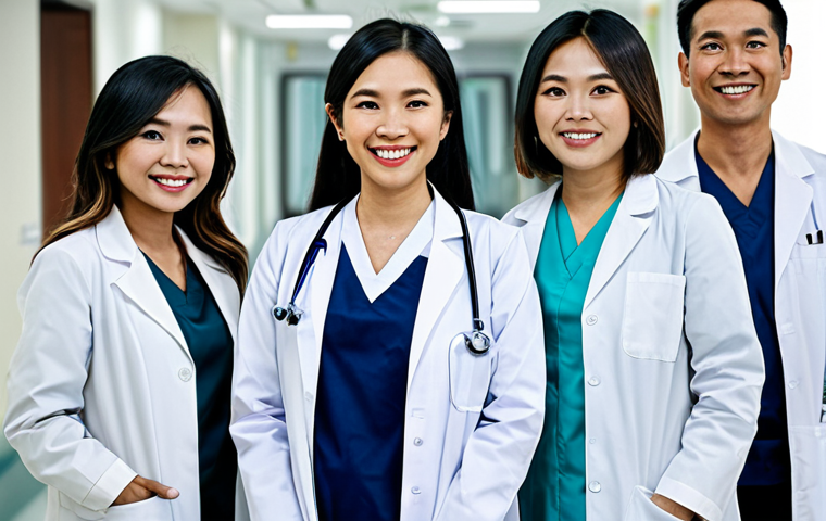 원격 진료 플랫폼의 기능 비교 - Woman Using Telehealth App**

"A young Vietnamese woman, fully clothed in casual, modest clothing, u...