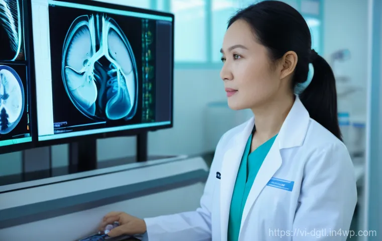 의료용 소프트웨어의 발전 방향 - AI-Powered Early Diagnosis in a Vietnamese Hospital**

A high-definition, realistic photograph captu...