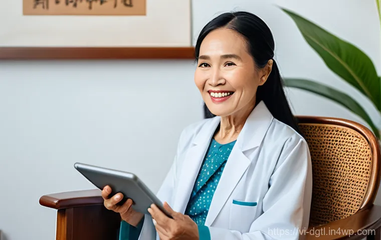스마트 헬스케어 기기의 발전 방향 - A vibrant, high-definition image featuring a young Vietnamese woman in her late 20s, with a warm smi...