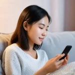 AI 기반 헬스케어 챗봇의 기능 - **Image Prompt 1: The Trustworthy 24/7 Health Companion**
    "A cozy, softly lit living room at nig...