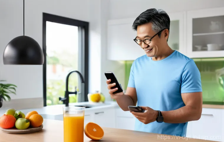 AI 기반 헬스케어 챗봇의 기능 - **Image Prompt 1: The Trustworthy 24/7 Health Companion**
    "A cozy, softly lit living room at nig...