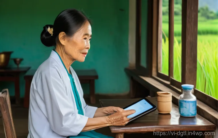 디지털 헬스케어의 원격 진료 효과 분석 - **Image Prompt: Seamless Online Consultation for a Busy Professional**
    A wide shot capturing a v...